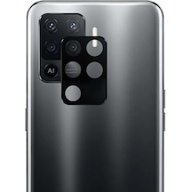 Microsonic Oppo Reno 5 Lite Kamera Lens Koruma Camı V2 Siyah