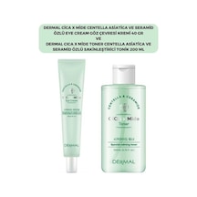 Dermal Cica X Mide Göz Çevresi Kremi 40 ML + Asiatica ve Seramid Özlü Sakinleştirici Tonik 200 ML