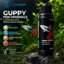Crystalpro Guppy Fish Minerals- Lepistes Balıkları İçin Gerekli Doğal Karışım. 125 Ml