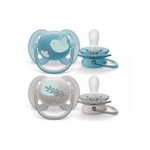 Philips Avent Ultra Soft Yumuşak 2li Emzik 6-18 Ay - Scf091/15 Çok Renkli