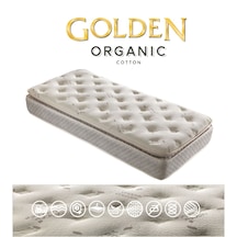Uzunbebe 120X170 Heyner Golden Organic Cotton Ortopedik Yaylı Yatak