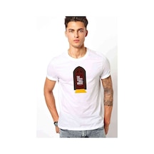 The Haunting Of Hill House Door Baskılı Beyaz Erkek Tshirt