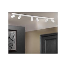 120cm Os Ram Ampullu Led Avize Led Spot Led Avize Beyaz Modern Avize Siyah