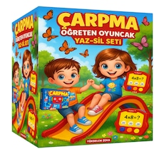 Çarpma Öğreten Oyuncak Yaz-sil Seti 2 Süper Set