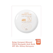 Beige Compact Spf0+ Mineral Filtreli Kompakt Açık Renkli Güneş Koruyucu 10 Gr