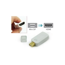 Mini Displayport Hdmi Thunderbolt to HDMI - Macbook Uyumlu TV LCD Renk - Beyaz