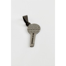 Mikrofon Çelik Kolye Ucu 2,5 Cm 11