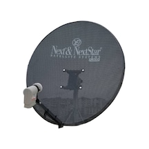 Çanak Anten 80 CM Ofset Gri Delikli + Lnb