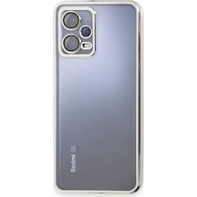 Newface Xiaomi Redmi Note 12 5g Kılıf Razer Lensli Silikon - Gümüş