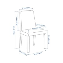 Ikea Beyaz Şık Yemek Masası - Yemek Sandalyesi İskeleti