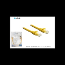 S-lınk Sl-cat6030ye Cat6 Patch 30cm Kablo Sarı