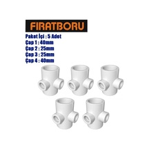Fırat Köşe Te 40 25 25 40, Köşe Te, 5 Adet, 7b43402525