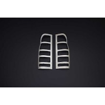 Ford Transit 2007-2013 Arası Krom Stop Çerçevesi 2 Parça Paslanmaz Çelik