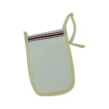 Doğal İpek Sırt Ve Vücut Masaj Kesesi Beyaz Renkli 16Cm x25Cm