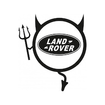 Land Rover Araba Komik Şeytan Sticker Yapıştırma
