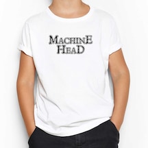 Machine Head Text Beyaz Çocuk Tişört