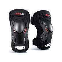 Sones Motolsg 2 İn 1 Motosiklet Bisiklet Yansıtıcı Şerit İle Binme Koruyucu Dişli Dizlik Siyah