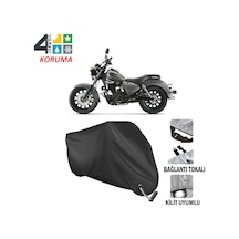 Keeway Land Cruiser 250 Motosiklet Brandası ( Kilit Uyumlu - Siya