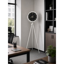 Premium Mermer Desenli Tripod Ayaklı Saat Diğer