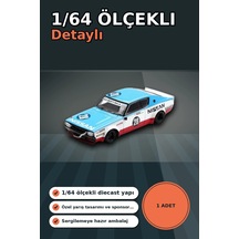 Detaylı 1/64 Diecast Nissan Skyline Kenmeri Liberty Walk Yarış Arabası Modeli Bx-313382