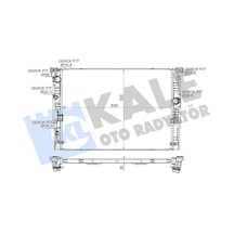 Kale 364370 Motor Su Radyatörü Bmw B46 B57 B58 G30 G31 G11 G12 17118476010 -