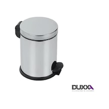 Duxxa Pedallı Çöp Kovası 5 Lt P.640005 Gümüş