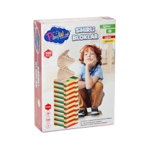 Ony-358Ahşap 100 Parça Sihirli  Bloklar