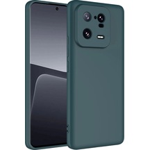 Xiaomi Mi 13 Pro Kılıf Zore Mara Lansman Kapak Koyu Yeşil