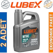 Lubex Mitras Ax Hyp 75W-80 Hypoid Şanzıman Dişli Yağı 2 x 3 L