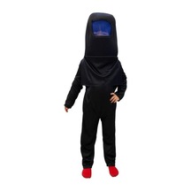 Kostümsarayı Among Us Cosplay Uzaylı Astronot Kostümü Siyah