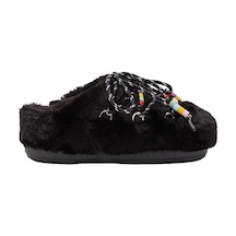 N001 Black Terlik Kadın Diğer 80d1460250-n001 Moon Boot Mule Faux Fur Beads Black Siyah