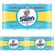 Silen Tuvalet Kağıdı 16'lı 3lü Paket