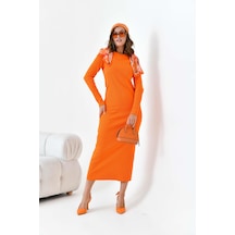 FTZ Women Ftz Kadın Kaşkorse Elbise Orange 30901-Orange Turuncu
