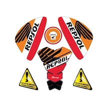 CBR REPSOL 125/250 TANK PAD+YAN PAD+DEPO KAPAK PAD SET  1. KALİTE
