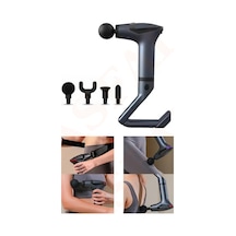 3in1 Masaj Aleti Titreşim Kayışı 4 Başlıklı 12 Modlu Uzun Tasarım 3200rpm Ldc Ekran Multifunction Karışık