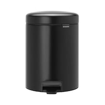 Brabantia Çöp Kutusu Newicon Pedallı 5 Lt Matt Siyah 112928 Siyah