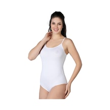Türen Beyaz Mı Emay 1415 Modal Cotton Çıtçıtlı İnce Askılı Body Ten