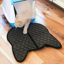 50x50 Cm Elekli Kedi Kumu Paspası, Yıkanabilir 21 x 21