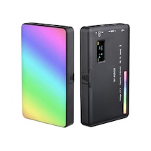 W140 Rgb Led Işık Paneli 2500k-9500k Fotoğraf Video Işık Şarj Edilebilir Pille Birlikte