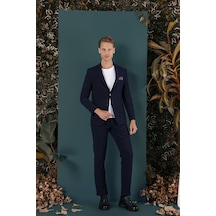 Efor C 659 Slim Fit Lacivert Spor Ceket Lacivert