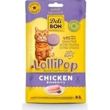 Deli Bon Tavuklu Lolipop Kedi Ödül Maması 6lı 103 Ivory