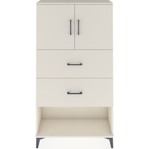 Arges Dolap 2 Raflı 2 Çekmeceli 2 Kapaklı 88x30x163 Aytaşı-aytaşı Aytası