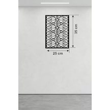 Sarmaşık Ve Yaprak Motifli Ahşap Duvar Tablosu - 25x35 Cm Lazer Kesim Dekoratif Pano Çok Renkli
