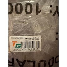Teknogreen Tkj-45 Rj45 Jack Konnektör 1000 Li Paket