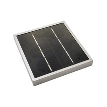 6 V 600ma Su Geçirmez Solar Panel - Alüminyum Kasa 130x130 MM