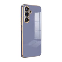 Samsung Galaxy Uyumlu A24 4g Kılıf Volet Silikon - Mavi