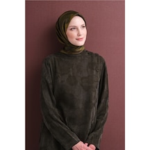 Armine Saf İpek Twill Eşarp 9618d 81 Kestane