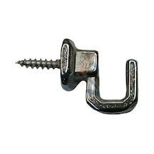 Vidalı Kanca, Askı Küçük - 15x18mm, Nikel - 1 Adet Diğer