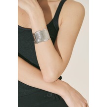 Kelepçe Bileklik Gümüş Ss26blk00008-472