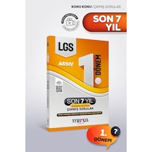 Lgs Son 7 Yıl Çıkmış Sorular Konu Konu 1. Dönem Arşiv Serisi